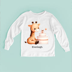 Cute Giraffe Baby Bodysuit