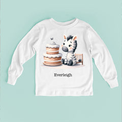 Cute Zebra Baby Bodysuit