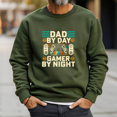 Dad By Day Gamer By Night Sweatshirt