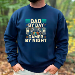Dad By Day Gamer By Night Sweatshirt