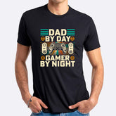 Dad By Day Gamer By Night T-shirt