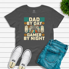 Dad By Day Gamer By Night T-shirt
