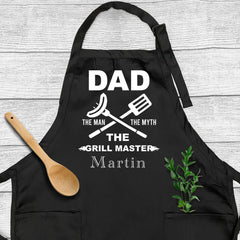 Dad The Grill Master Apron
