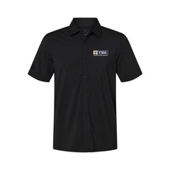 FBM - Adidas Men's Full Button Down Short Sleeve Shirt - A595