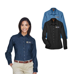 FBM - Harriton Women's Denim Shirt - M550W