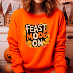 Feast Mode On Sweatshirt