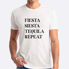 Fiesta Siesta Tequila Repeat T-shirt