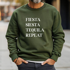 Fiesta Siesta Tequila Repeat Sweatshirt
