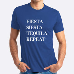 Fiesta Siesta Tequila Repeat T-shirt