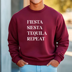 Fiesta Siesta Tequila Repeat Sweatshirt