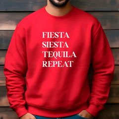 Fiesta Siesta Tequila Repeat Sweatshirt