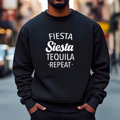 Fiesta Siesta Tequila Repeat Sweatshirt