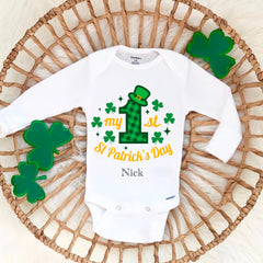 My First St Patricks Day Baby Bodysuit