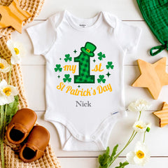 My First St Patricks Day Baby Bodysuit