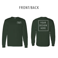 Gildan - Heavy Cotton™ Long Sleeve T-Shirt - Front/Back