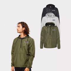 Independet Trading Co. Unisex Lightweight Quarter-Zip Windbreaker Pullover Jacket - EXP54LWP