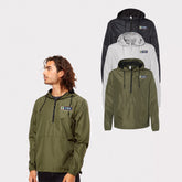 Independet Trading Co. Unisex Lightweight Quarter-Zip Windbreaker Pullover Jacket - EXP54LWP