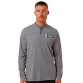 Adidas Men's Henley Long Sleeve T-Shirt - A597