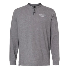 Adidas Men's Henley Long Sleeve T-Shirt - A597