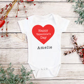 Happy Valentine's Day Baby Bodysuit