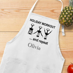 Holiday Workout... And Repeat Apron