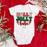 Holly Jolly Babe Baby Bodysuit
