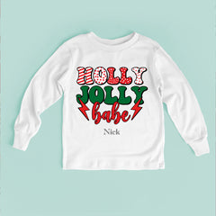 Holly Jolly Babe Baby Bodysuit