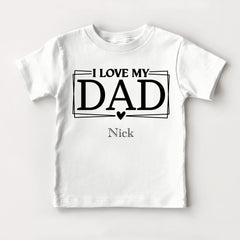 I Love My Dad Baby Bodysuit