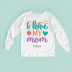 I Love My Mom Baby Bodysuit