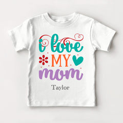 I Love My Mom Baby Bodysuit