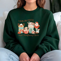 I Run On Coffee And Christmas Cheer Sweatshirt
