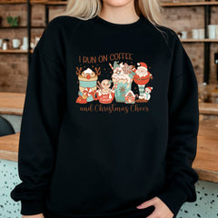 I Run On Coffee And Christmas Cheer Sweatshirt