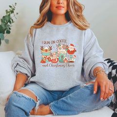I Run On Coffee And Christmas Cheer Sweatshirt