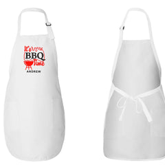 Embroidered It's BBQ Time Apron
