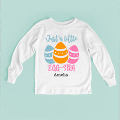 Just A Little Egg-Stra Baby Bodysuit