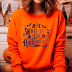 Just Waiting For Halloween Sweatshirt