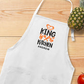 Embroidered King Of The Kitchen Apron