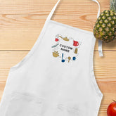 Embroidered Kitchen Sketch Apron