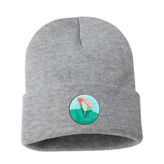 Embroidered Parashooting Beanie