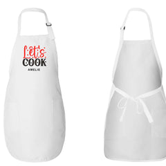 Embroidered Let's Cook Apron