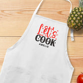 Embroidered Let's Cook Apron