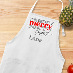 Merry Christmas Apron