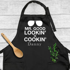 Mr. Good Lookin' Is Cookin' Apron