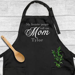 My Favorite People Call Me Mom Apron