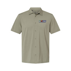 MY FBM - Adidas Men's Full Button Down Short Sleeve Shirt - A595