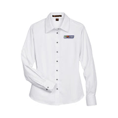 MY FBM - Harriton Women's Easy Blend™ Long Sleeve Twill Dress Shirt with Stain-Release - M500W (Copy)