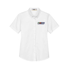 MY FBM - CORE365 Women's Optimum Short Sleeve Twill Shirt - 78194