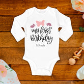 My First Birthday Baby Bodysuit