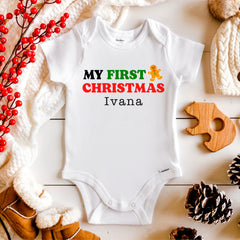 My First Christmas Baby Bodysuit
