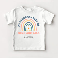 My Grandma Loves Me Baby Bodysuit